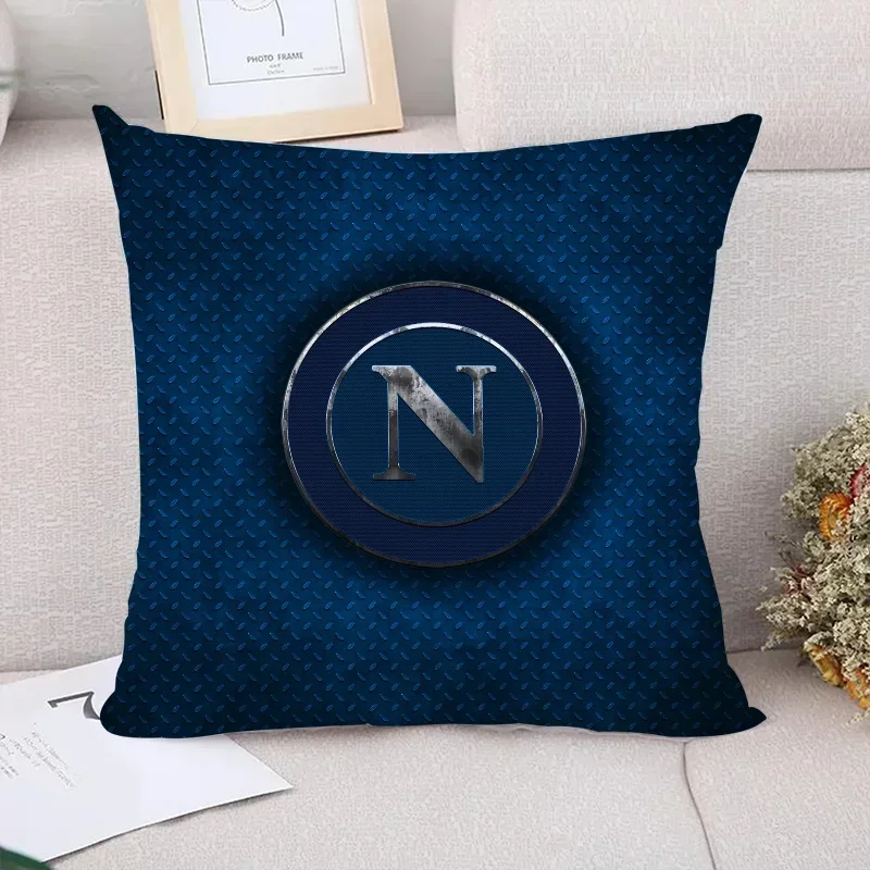 Cushion Cover 45*45 Napolis Couple Pillow Pillowcases 50x50 Car Decoration Fall Decor 45x45 Cushions Covers for Bed Pillows Sofa