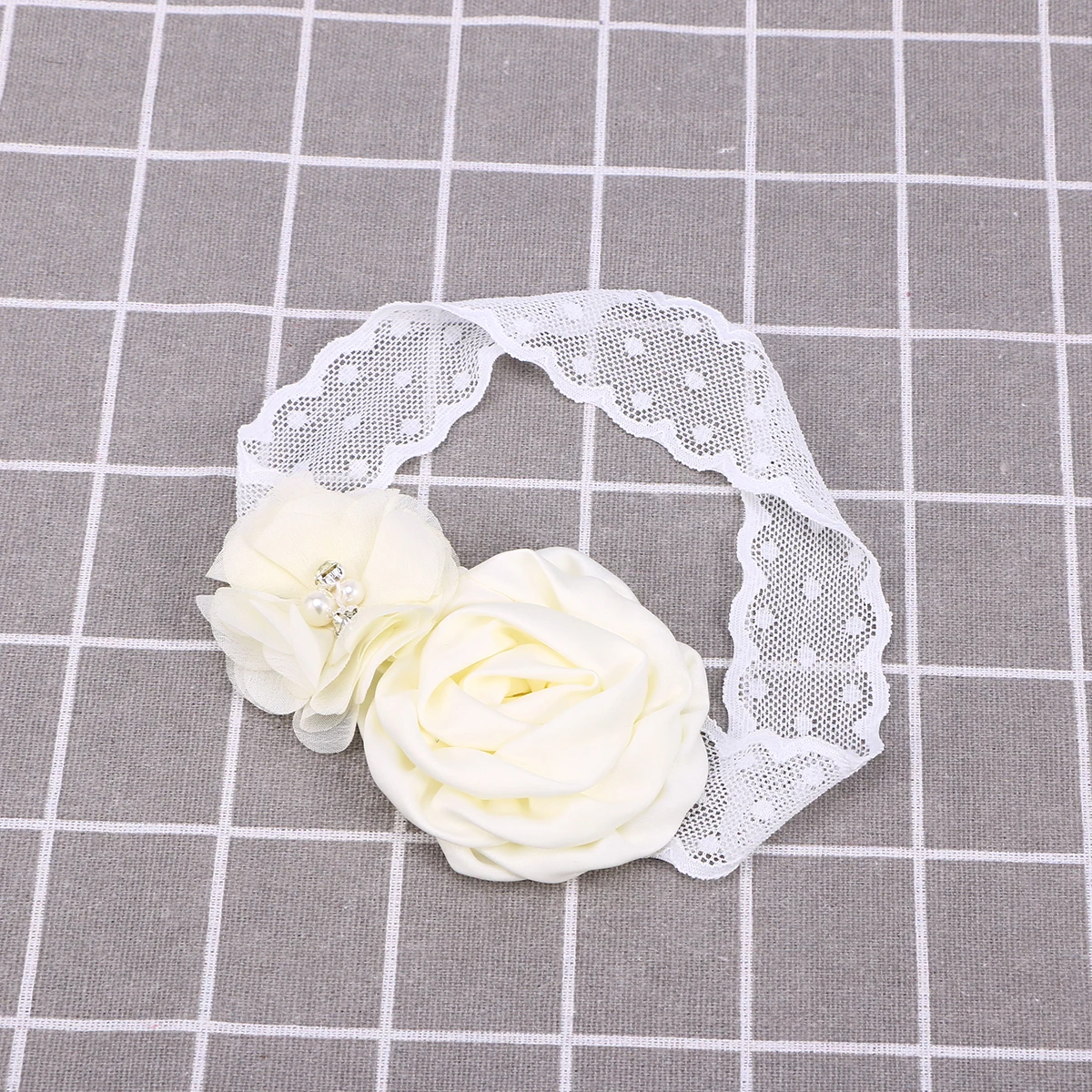 

2pcs WaistBelt SatinRibbon Rhinestone HandmadeFlower Pearl Wedding Pregnant PhotoProp Decor SashBelt FlowerGirl Ribbon