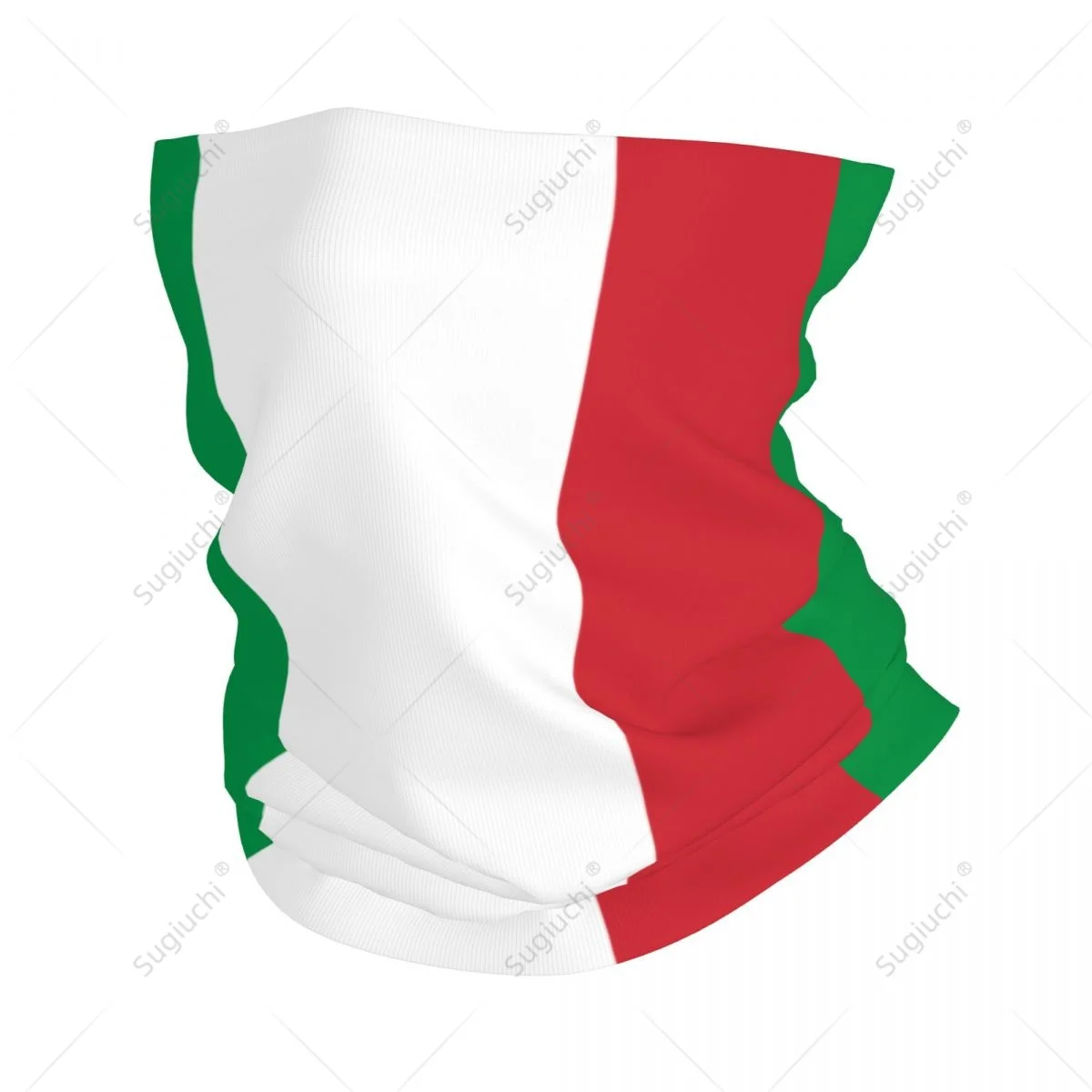 Unisex Italy Flag Neckerchief Scarf Neck Face Mask Scarves Neck Warmer Seamless Bandana Headwear Cycling Hiking