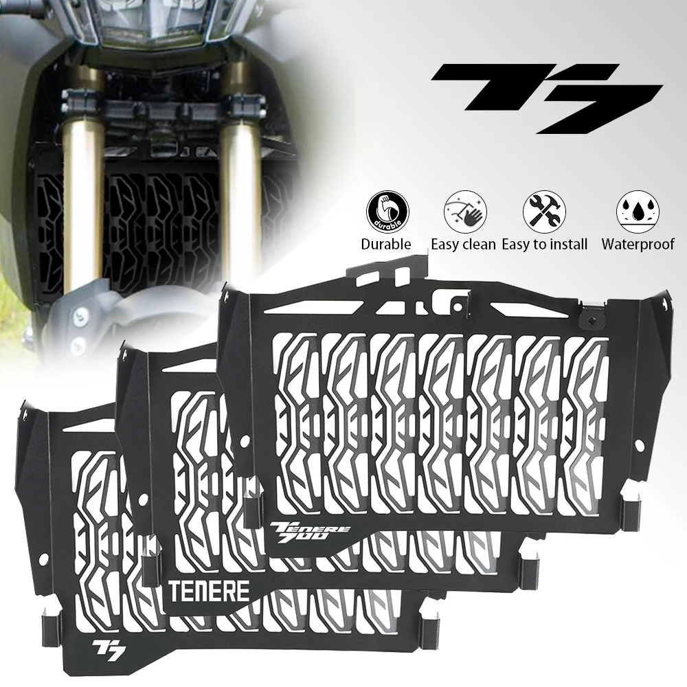 

2023 2024 For Yamaha Tenere 700 Rally Tenere700 T7 Rally 2019-2022 Motorcycle Accessories Radiator Guard Grille Cover Protector