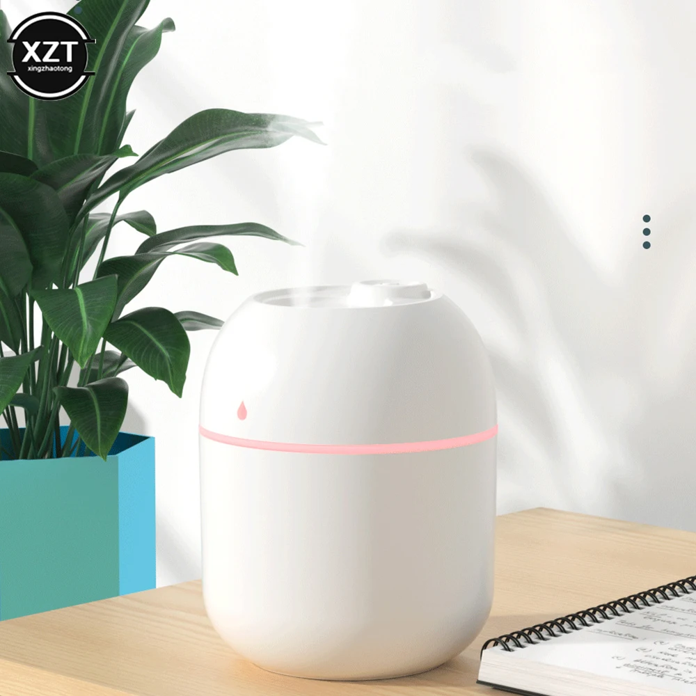 Humidificateur électrique portable USB en forme de goutte d\'eau, diffuseur d\'arômes, pulvérisateur de parfum, appareil ménager, 220ml