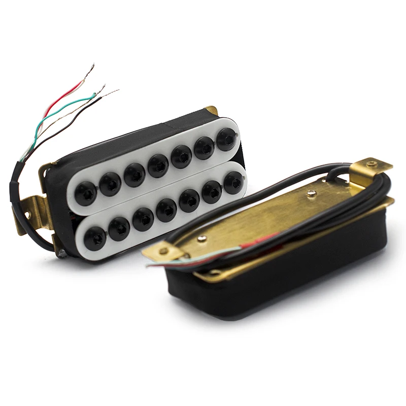 7-String Electric Guitar Humbucker Big Hex Adjustable Screw Dual Coil Pickup Coil Splitting Pickup N8.5K/B14K Output Guitar Part