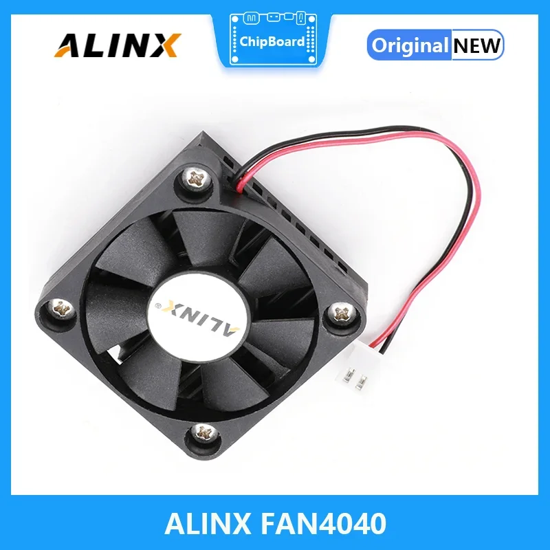 Alinx-冷却ファン,DC電源インターフェース,ファン4040, 12v