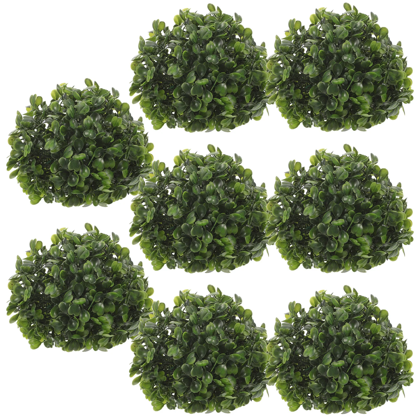 

8 Pcs Simulated Plastic Grass Ball Artificial Plants Simulation Hanging Decorate Decorations Mall Layout Pendent Fake Ornament