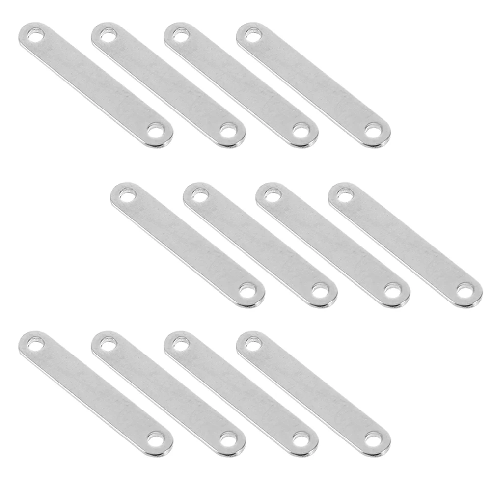 

20 Pcs Stainless Steel Connectors Blank DIY Accessories Bracelets Links Necklace Pendent Jewelry Making Charms Splitter