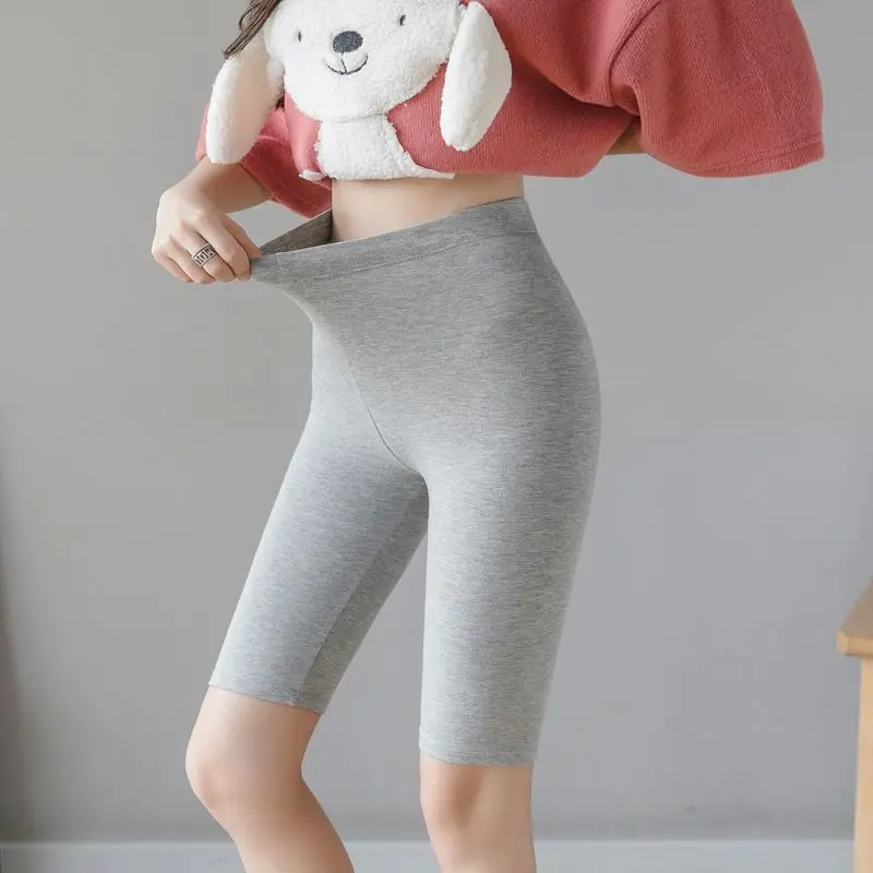 High-waisted Skirt Modal Leggings for Women with Thin Anti-exposure Shorts Large Size Safety Pants Cropped Pants Summer Style