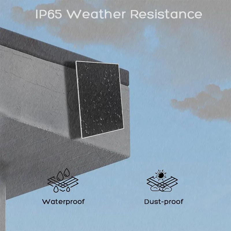 شاحن لوحة طاقة شمسية ETFE مطور مع محول Micro USB وType-C شحن غير قابل لإعادة الشحن لكاميرات الأمان القابلة لإعادة الشحن. #6