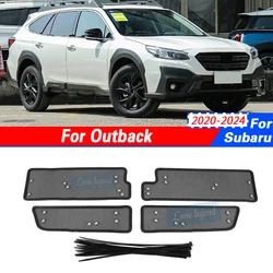 4pcs For SUBARU OUTBACK BT 2020-2024 Car Insect-proof Air Inlet Protection Cover Insert Vent Racing Grill Filter Net Accessories