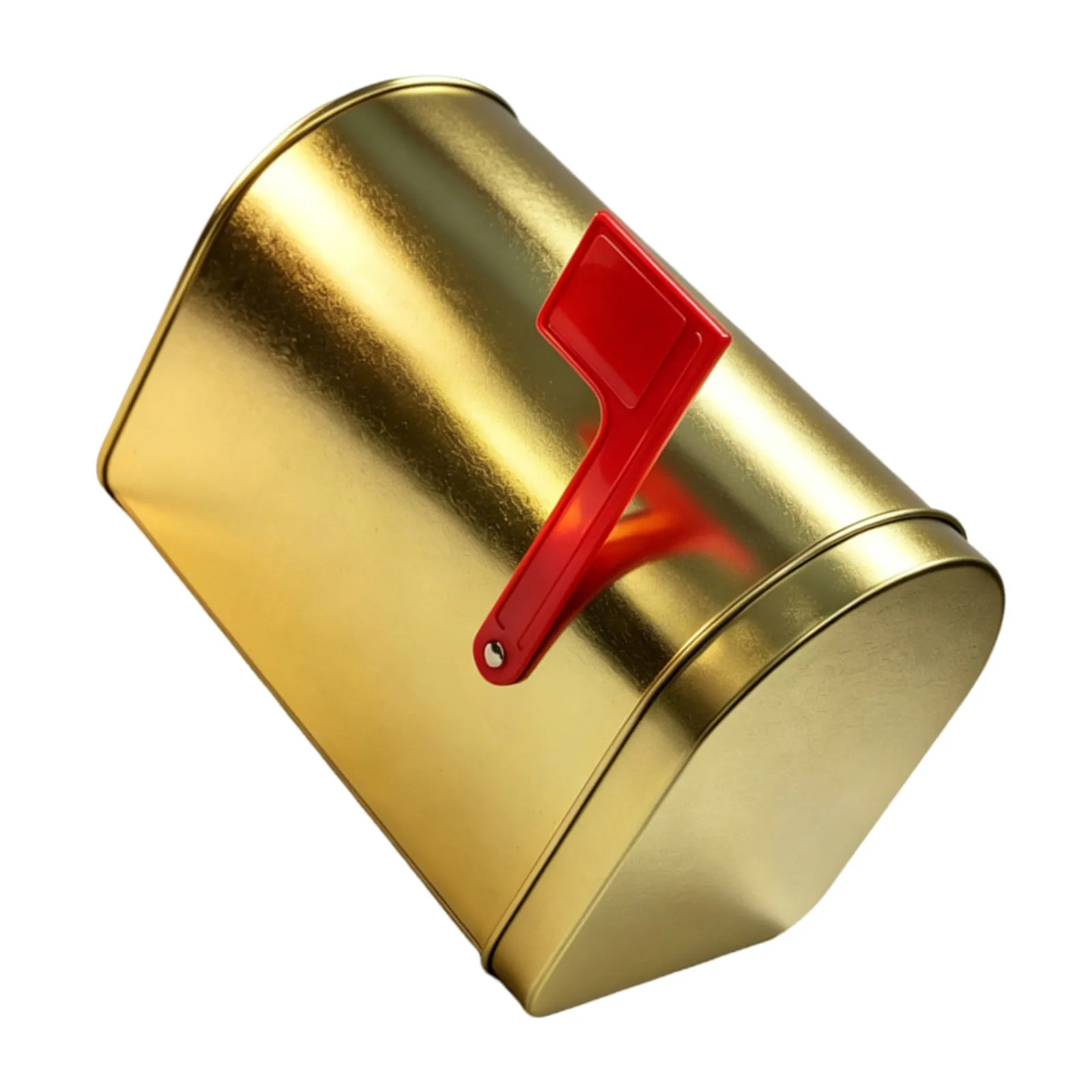 Mini Mailbox Small Mailboxs Raised Signal Flags 6x4 Metal Post Box School Card Exchange Classroom Prize Ballot Donation Box