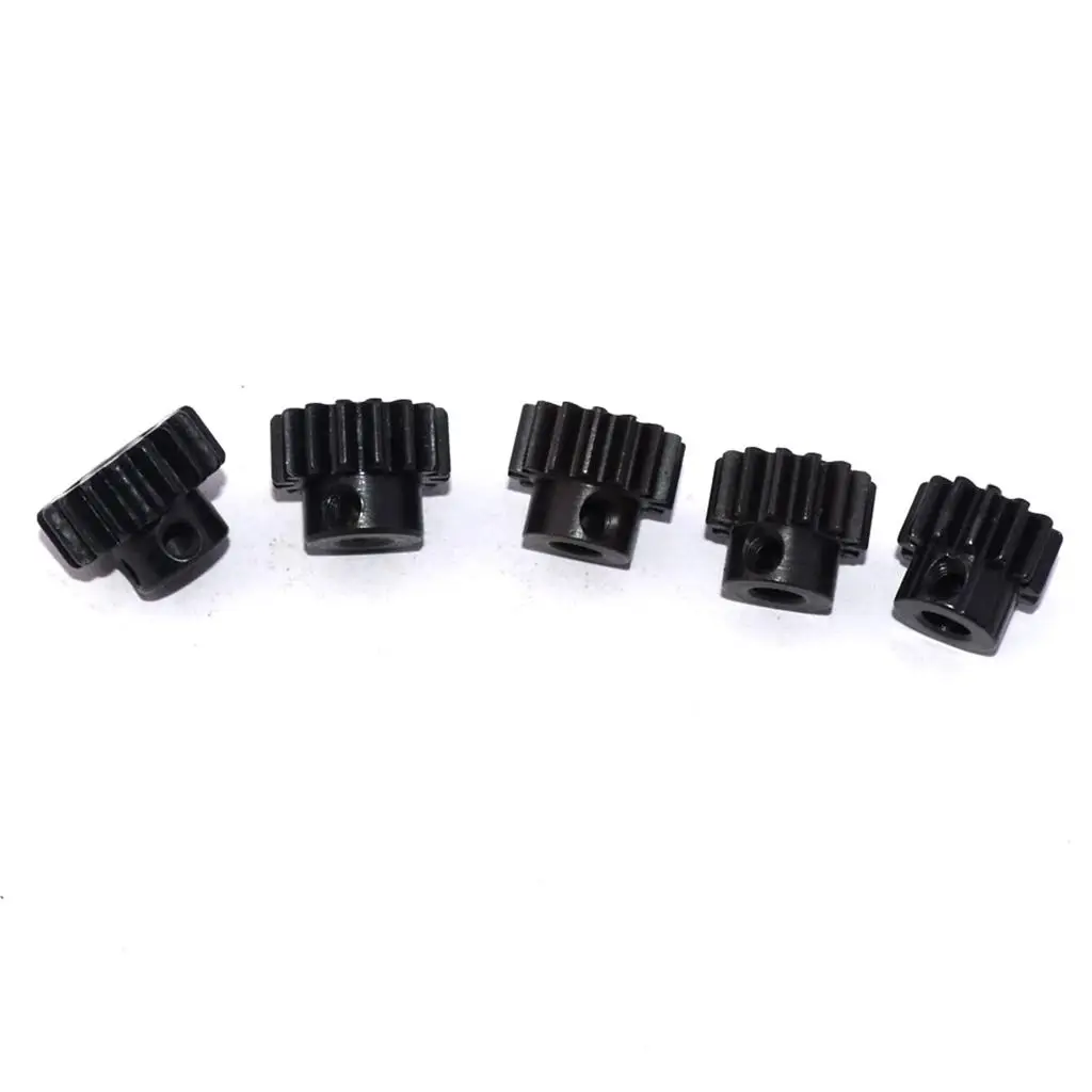 Durable Metal RC Car Pinion Gear Assortment 13T-17T for 1/8 Electric and Nitro Motor Upgrades