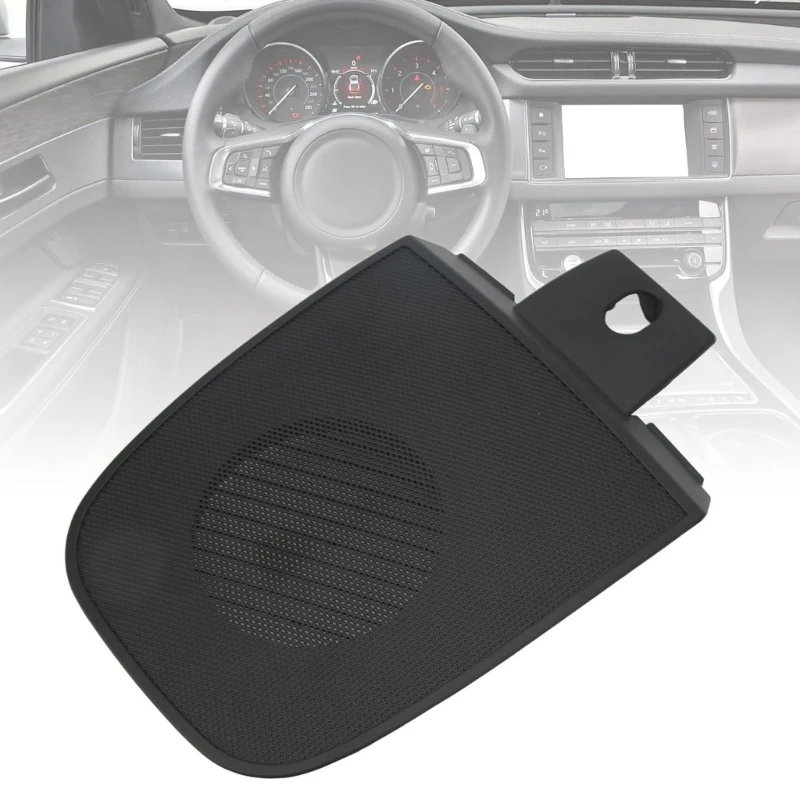 Dashboard Speaker Grille Cover, Black Low-Gloss Plastic Trim and Integrated Mounting, C2Z1835LEG C2Z1835AMS
