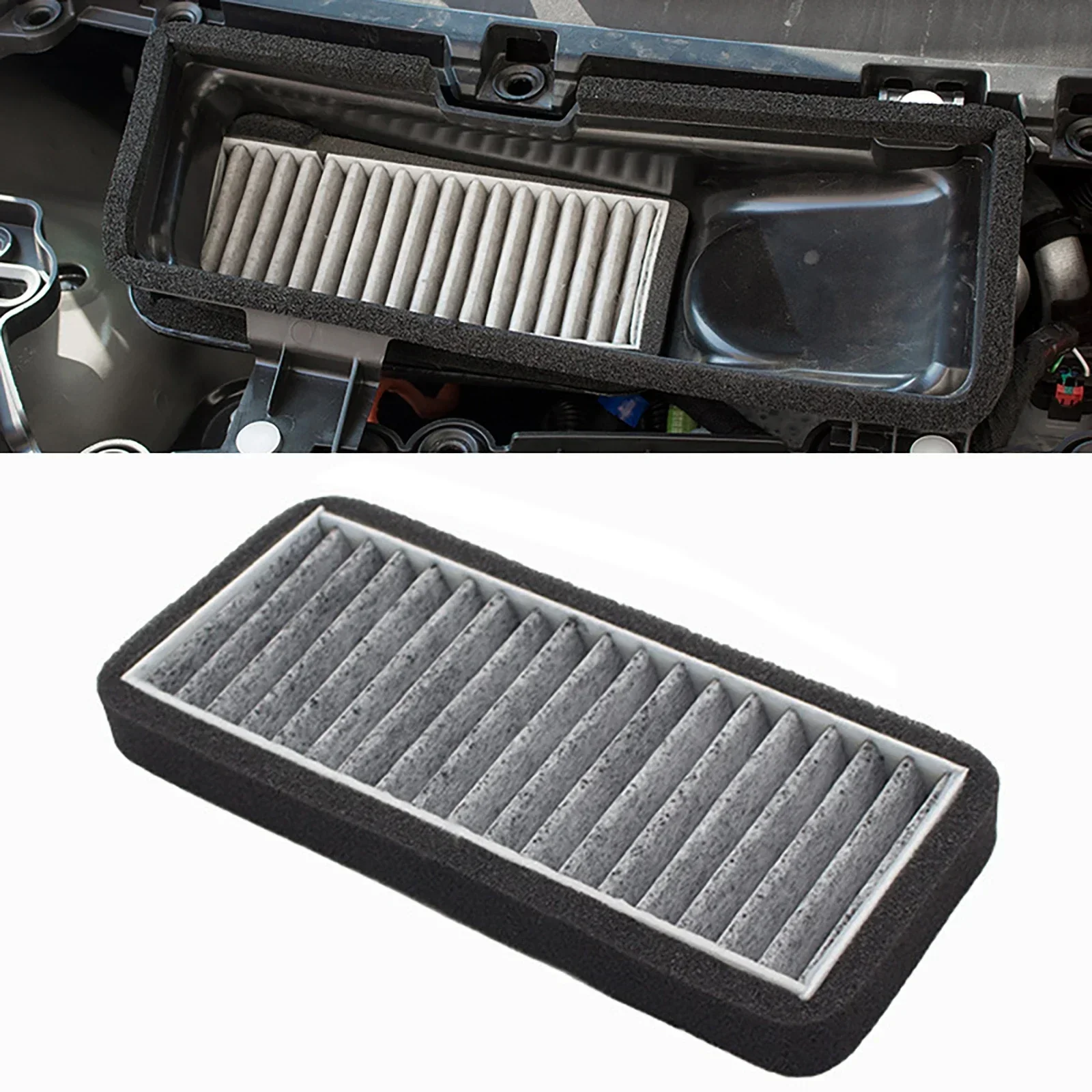 Für Tesla Model 3 2021-2023 Auto-Luftansaugfilter Externes Filterelement Luftstrom-Entlüftungsabdeckung Anti-Blockier-Luftansaugabdeckung – Detail 7