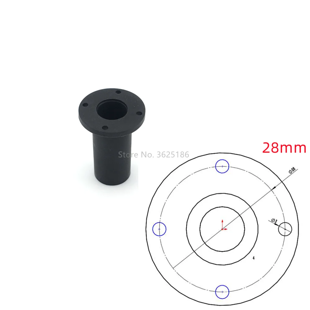 4pcs  Agricultural drone sprayer parts  Carbon sheet silicone connector fan spray extend the nozzle for EFT E416P E616P E410S