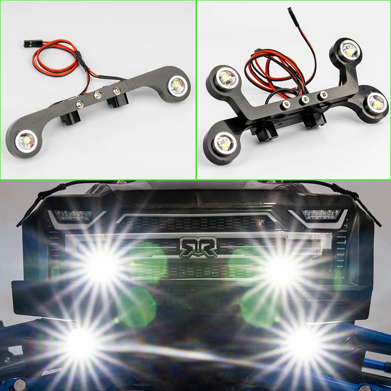 

1/8 KRATON Simulation 6S LED 7,4 В передние прожекторы фары для ARRMA 4X4 KRATON V5 BLX EXB Speed Monster Truck Car