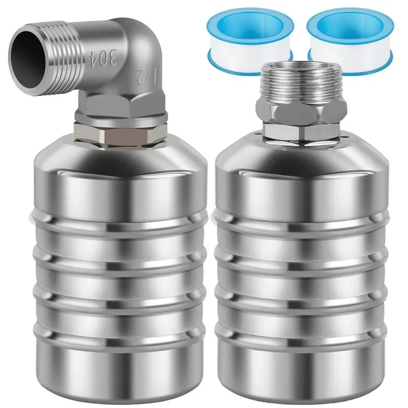 

A60Z2PCS 1/2" To 3/4" 1" Water Level Control Float Valve Fully Automatic Watershut 304 Stainless Steel Water Shut Off Valvemay