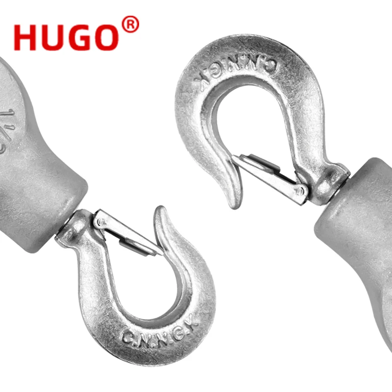 HUGO Aluminum Alloy Lever Hoist 0.75t 1.5t 3t 6t Portable Manual Operated Hoist Mini Chain Block For Lifting 3m 6m