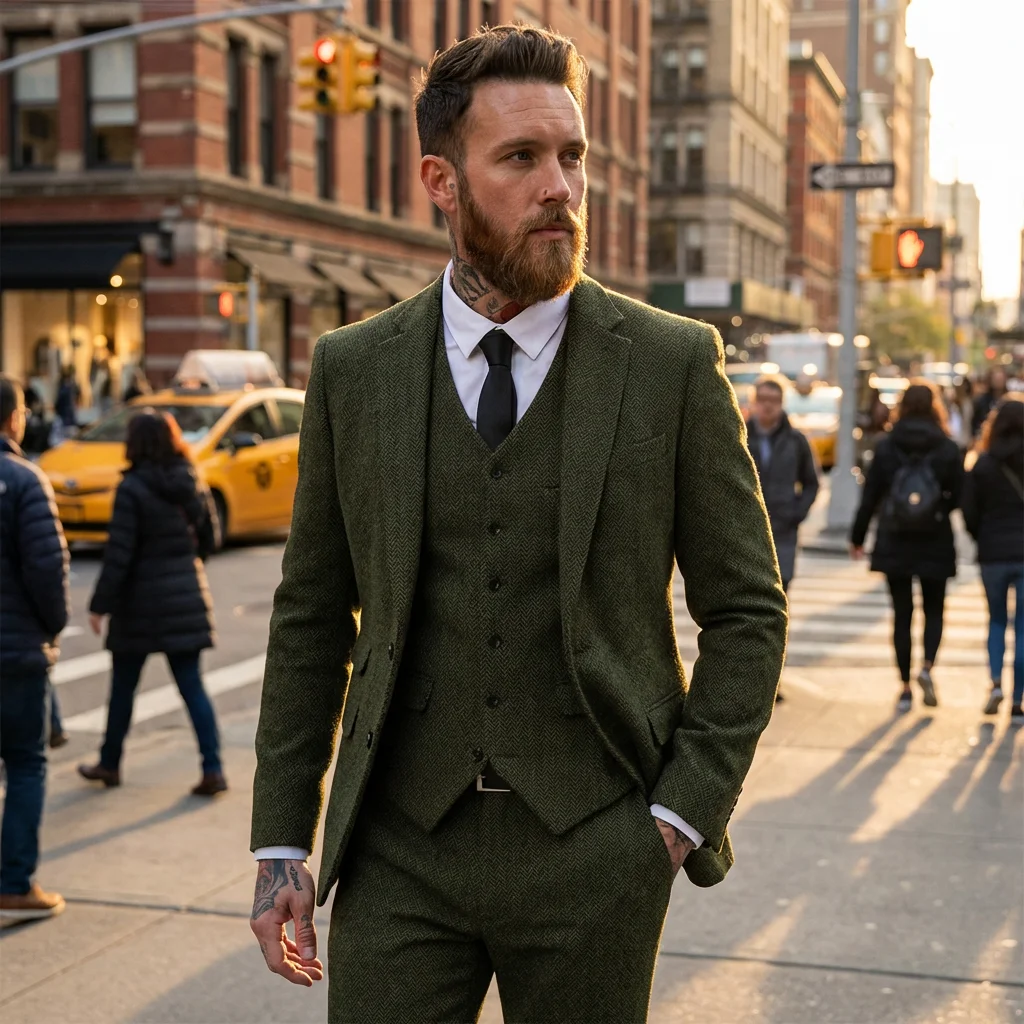 

Мужские костюмы в елочку: элегантные комплекты из 3 предметов (пиджак, жилет, брюки) – модные, удобные и повседневные наряды