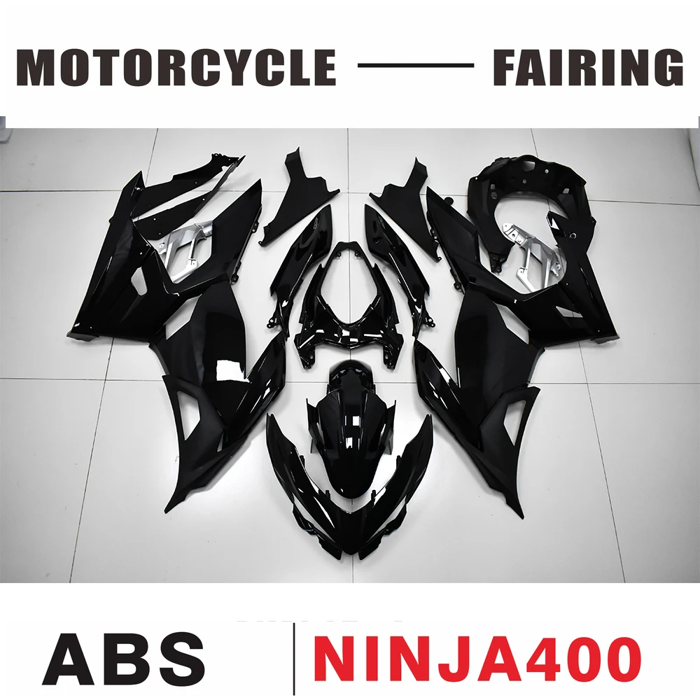 Glossy Black Ninja400 Fairings Kit For  Ninja400 Ninja 400 ZX-4R 2018 2019 2020 Bodywork set