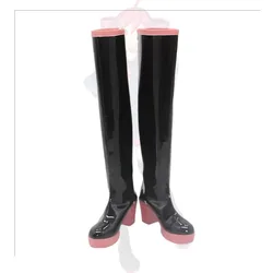 Virtual Idol Kasane Teto Cosplay Boot Virtual Singer UTAU Teto Shoes Project Sekai Colorful Stage! Artificial Leather High Boots