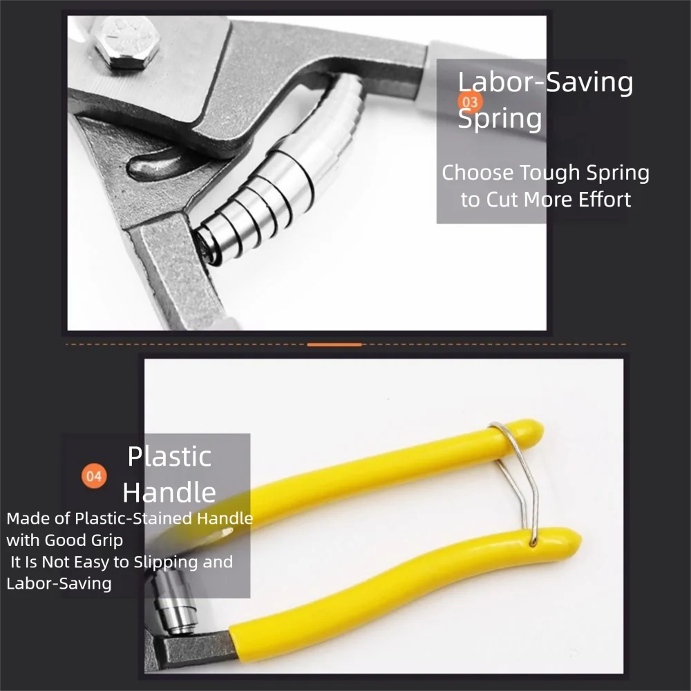 Large Opening Fish Mouth Wire Cutters Waterproof Insulated Bike Wire Pliers Non-slip Household Wire Stripper Manual Pliers Tool