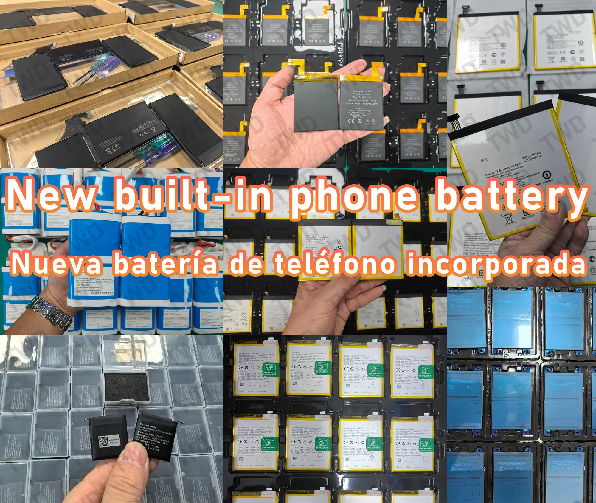 Batterie de grande capacité EB-BR900ABY pour montre Samsung Gear Watch 5 40MM/SM-R900/SM-R905, nouvelle haute qualité + outils gratuits