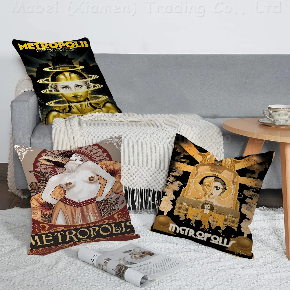 

Metropolis Movie Stitch Lucky Dragon Pillow Cover Sofa Cushion Cover Home Room Decoration Children Gift