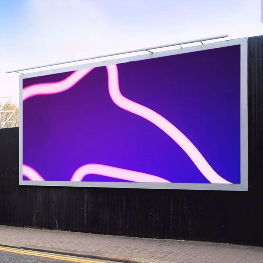 ALSON LED Large Outdoor High-Refresh-Rate High-Brightness Fixed LED Display P10 Seamless Full-Color Advertising LED Screen