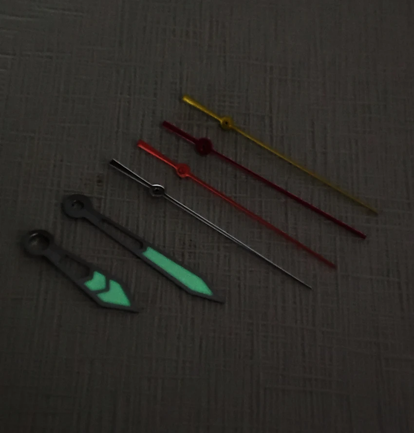Watch accessories compatible with NH35/36/4R/7S movement, green glow in the dark, multiple colors to choose from