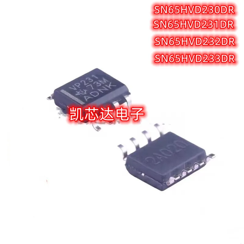 

10Pcs 100% New SN65HVD230DR SN65HVD231DR VP231 SN65HVD232DR VP232 SN65HVD233DR VP233 SOIC-8 SOP8 Brand new original chips ic