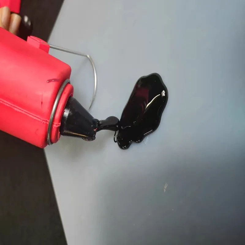 50/1 pezzi bastoncini di colla a caldo neri per pistola per colla adesivo ad asciugatura rapida per artigianato artistico fai da te riparazioni accessori per la decorazione della casa