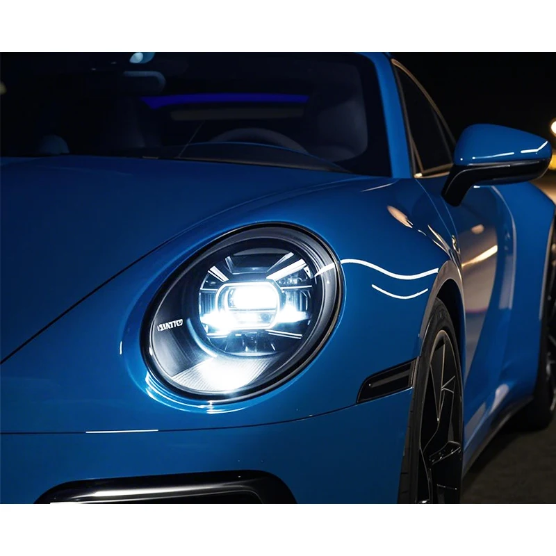 

Damei для 911 2005-2012, модификация автомобиля, автомобильные фары, светодиодные модифицированные фары, новые дневные ходовые огни для модели 997