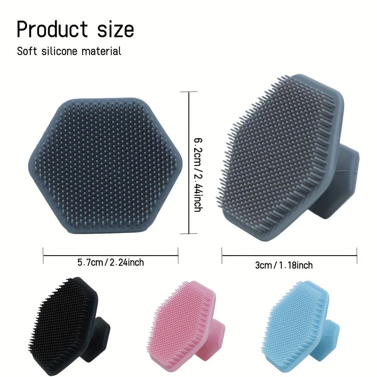 Zachte siliconen gezichtsreinigingsborstel Make-up remover tool Mee-eter verwijderaar Draagbare schoonheidstool Reinigingsborstel Schoonheid