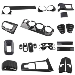 Carbon Fiber Interior Kit For Mercedes Benz A Class W177 A200 A220 2019 - 2021 A Speaker / Door Handle Bowl Cover Trim