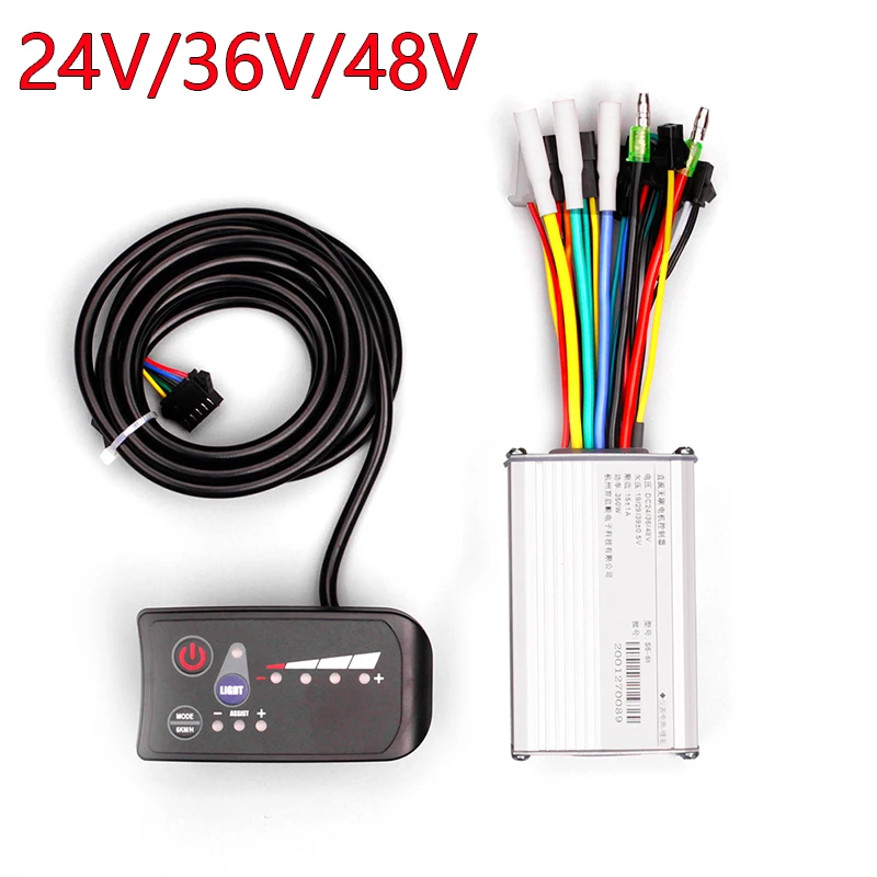 

New Waterproof Electric Bike Controller 24V‑48V 250W/350W Brushless Controller with LCD Display Panel E-scooter Meter Control
