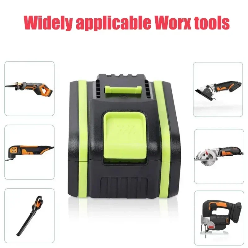 Bateria litowa 3Ah 6Ah 20V do wiertarki elektrycznej Worx, szlifierki WA3641 WG629E WG546E WU268 WX678 WX550.9 WX5502 WX550 worx Tools