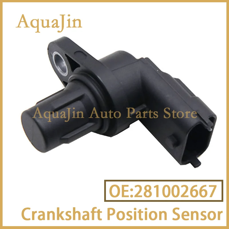 281002667   Sensor de posición del cigüeñal para Alfa Romeo Spider Opel Corsa D Chevrolet Fiat Ford Dodge Nitro Mahindra Thar XUV 500 OE