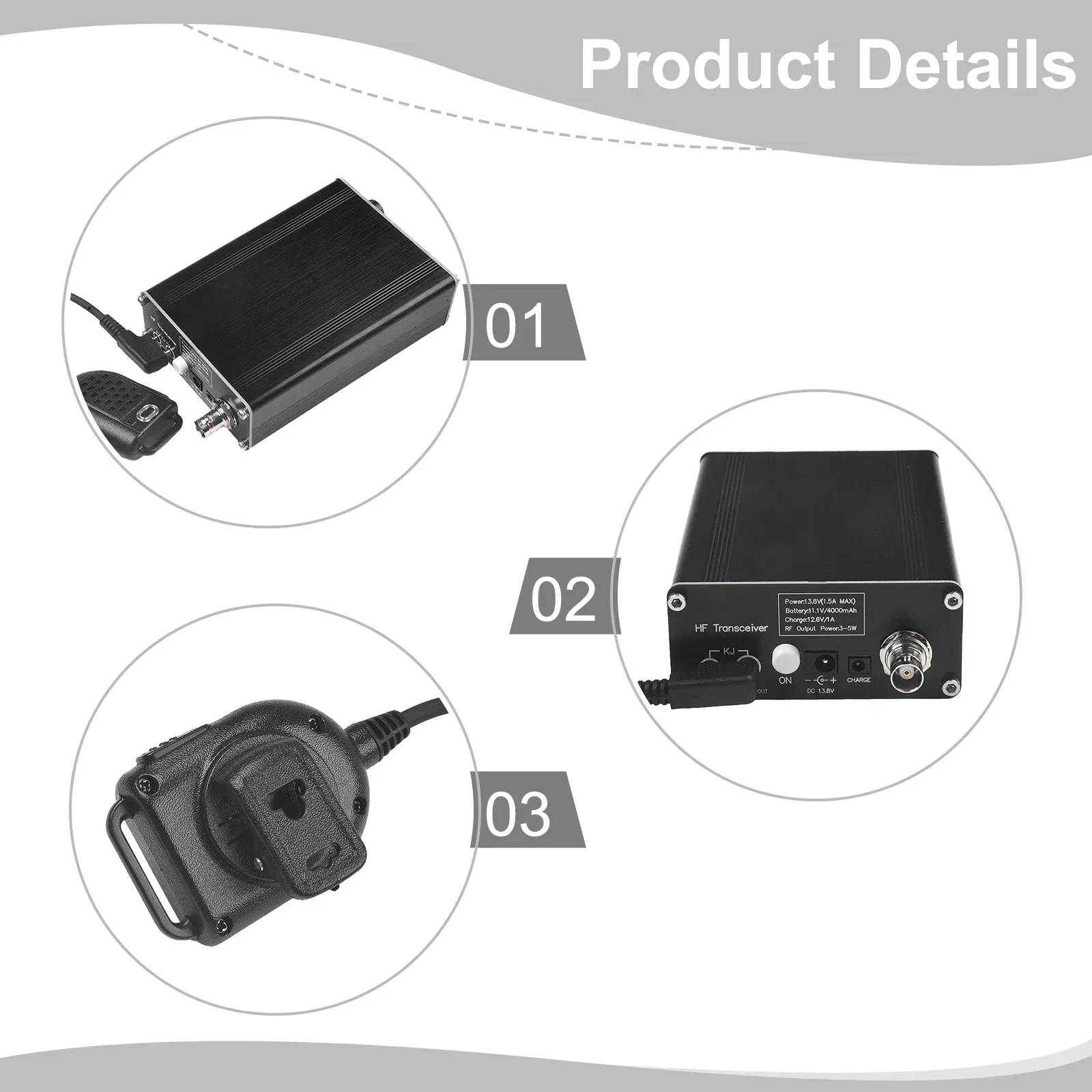 New Practical HF Ham Radio QRP Transceiver - SSB QRP Transceiver - Usdr Usdx Plus V2 13.8v DC Output 3.5-30mhz