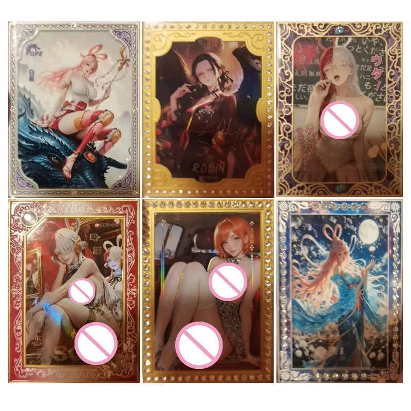 

Аниме ONE PIECE: Коллекционные металлические карточки с Боа Хэнкок, Ямато, Ширахоши — подарки на Рождество и День рождения, детские игрушки