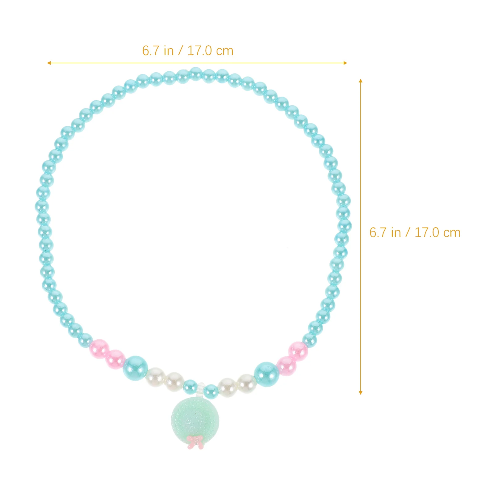 1 Zestaw Biżuterii dla Dzieci Lekki Komplet z Żywicy Modny Zabawny Unikalny Kształt Jasne Kolory Prezent dla Wesołej Dziewczynki Zestaw Biżuterii dla Dzieci