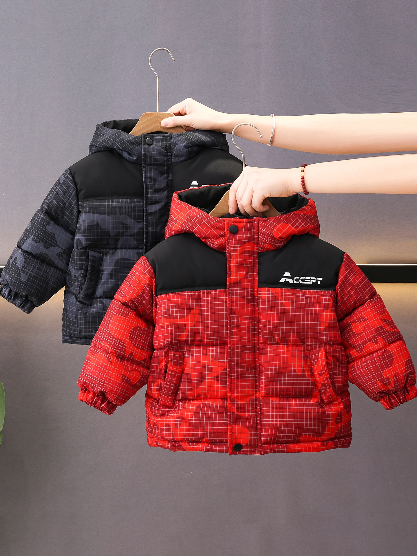 

Утепленная флисовая осенне-зимняя куртка для мальчиков, хлопковая стеганая парка, теплая повседневная свободная молодежная модная куртка