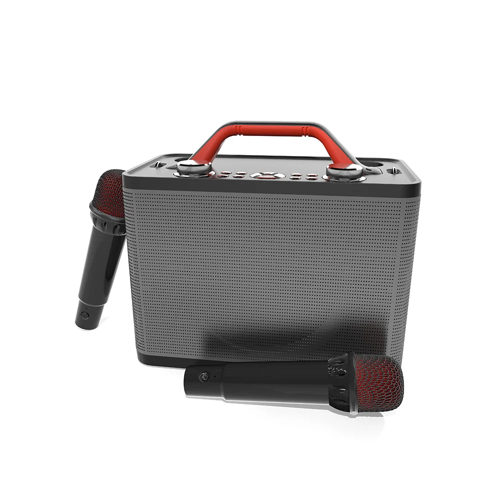 

Portable Karaoke Microphone Audio Integrated Big Power Karaoke Machine Wireless BT Outdoor Speaker With Microphone