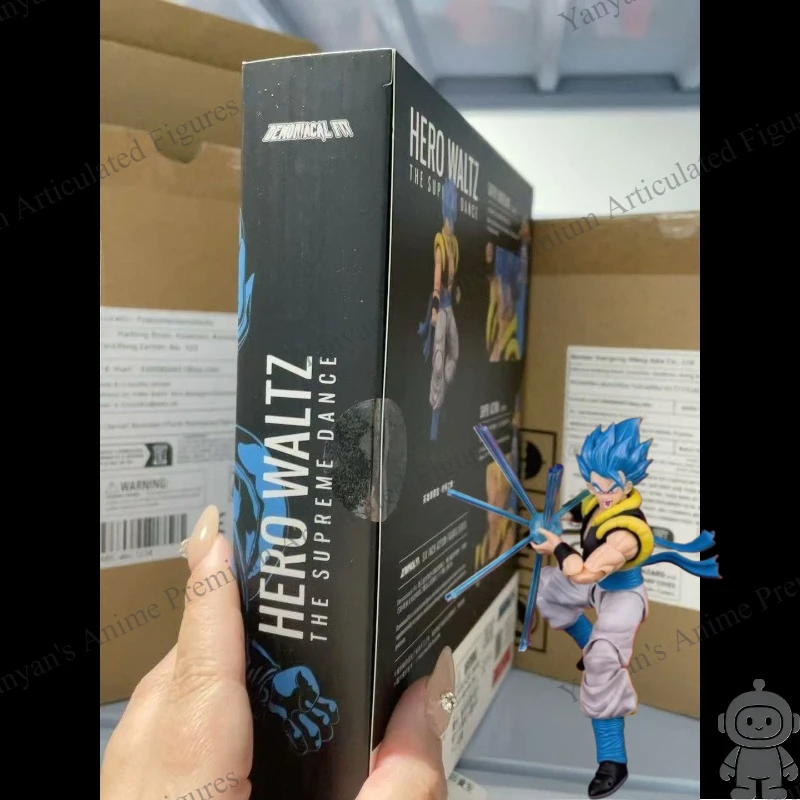 

In Stock Demoniacal Fit Gogeta Blue Ultimate Waltz Dragon Ball SHF Scale Action Figure Collectible Model Toy Gift