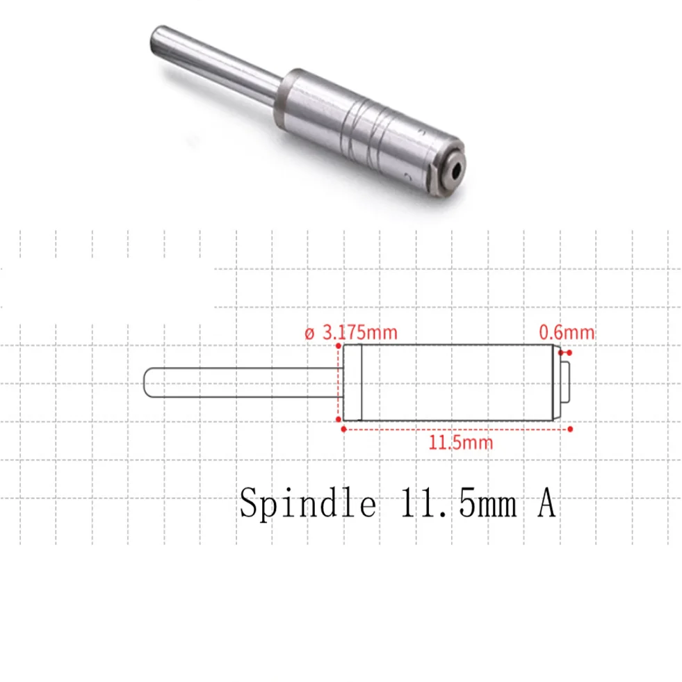 5 sztuk dobrej jakości dentystyczny rozmiar wrzeciona 11.5mm A z przyciskiem jakości A