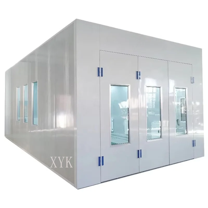 FOB Price LX-D2 Diesel Burner Electric Infrared Car Spray Booth Fast Drying 37KW Heating System for Auto Painting