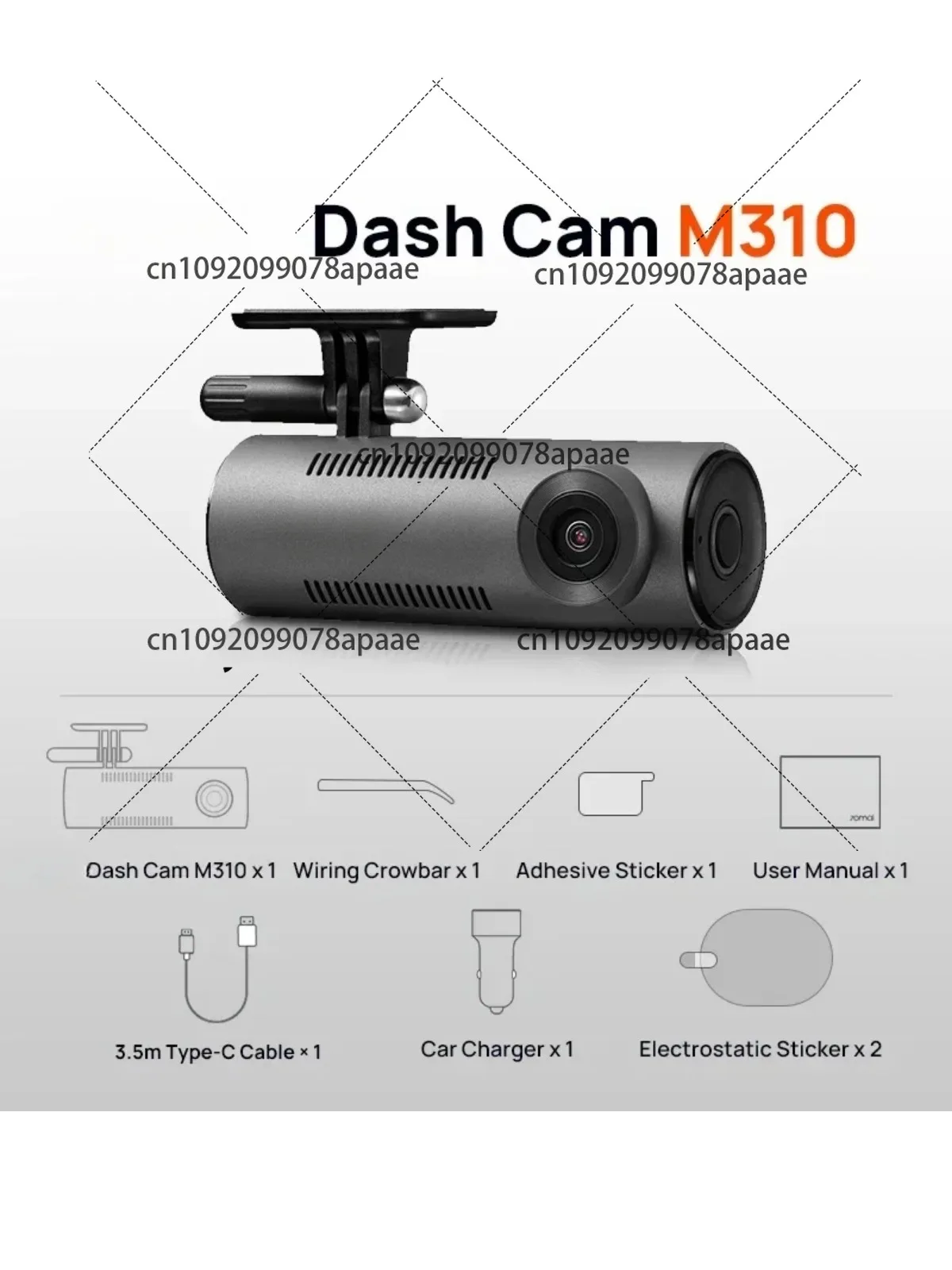 32G داش كام M310/M310 n HW Kit UP03 2025 داش كام 1296P HD للرؤية الليلية واي فاي جهاز تسجيل فيديو رقمي للسيارات 24H شاشة ركن السيارة F2.0 فتحة
