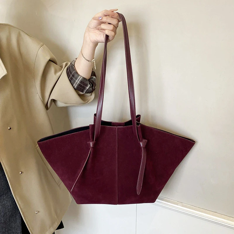 

Luxury Designer Soft PU Leather Shoulder Bag 2-IN-1 Big Capacity Branded Tote Set for Women Shopper Handbags