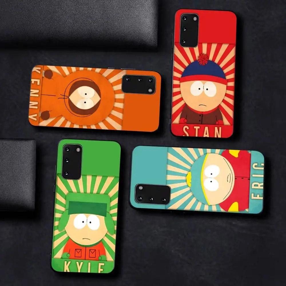 Popular Animation S-South P-Park Phone Case For Samsung S 9 10 20 21 22 23 30 23 24 plus lite Ultra FE S10lite Funda