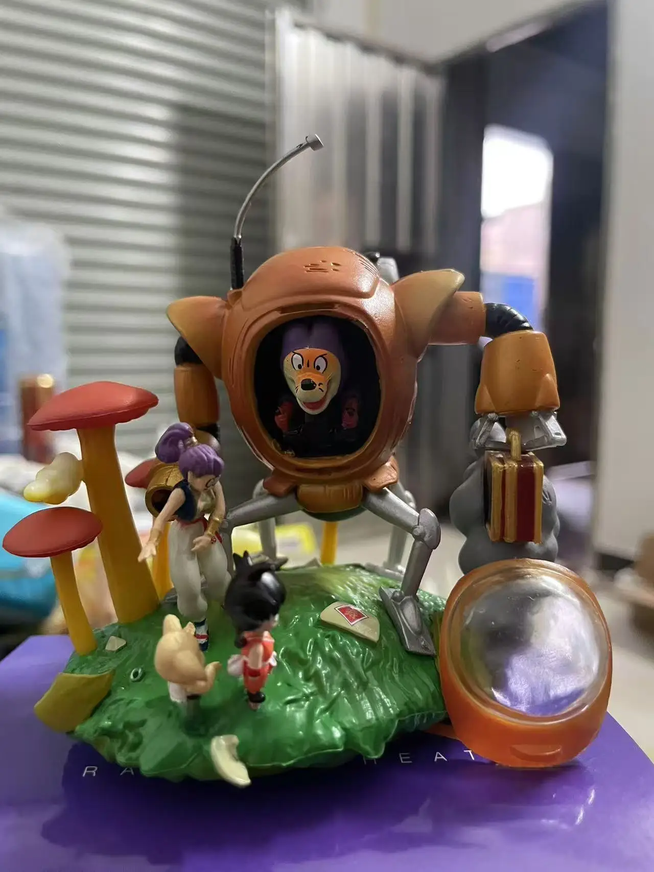 Dragon Ball Anime Figurine Vehicle The First Bullet With Box Pvc Ashu Robot Is Coming And You Can Collect Christmas Gifts