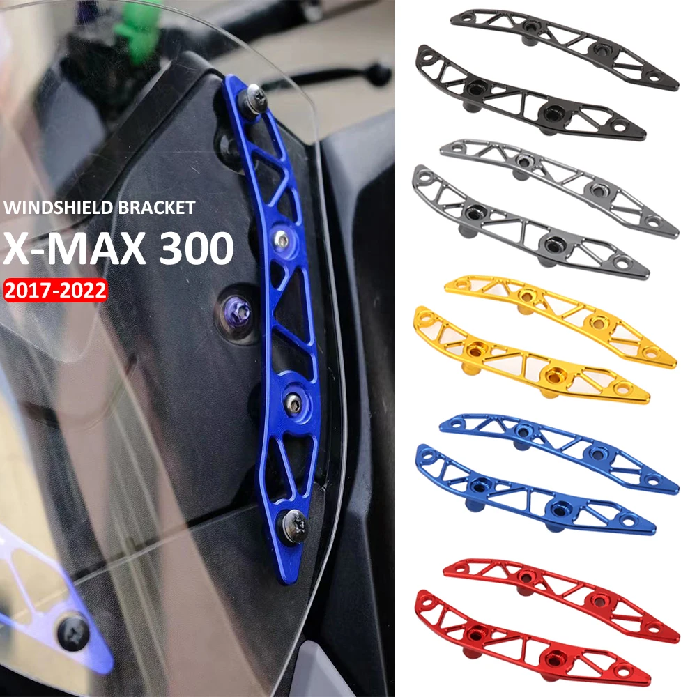 

XMAX 300 2017 - 2022 New Windshield Bracket For Yamaha X-MAX 300 XMAX300 2020 Motorcycle Windscreen Deflectors Bracket Protector