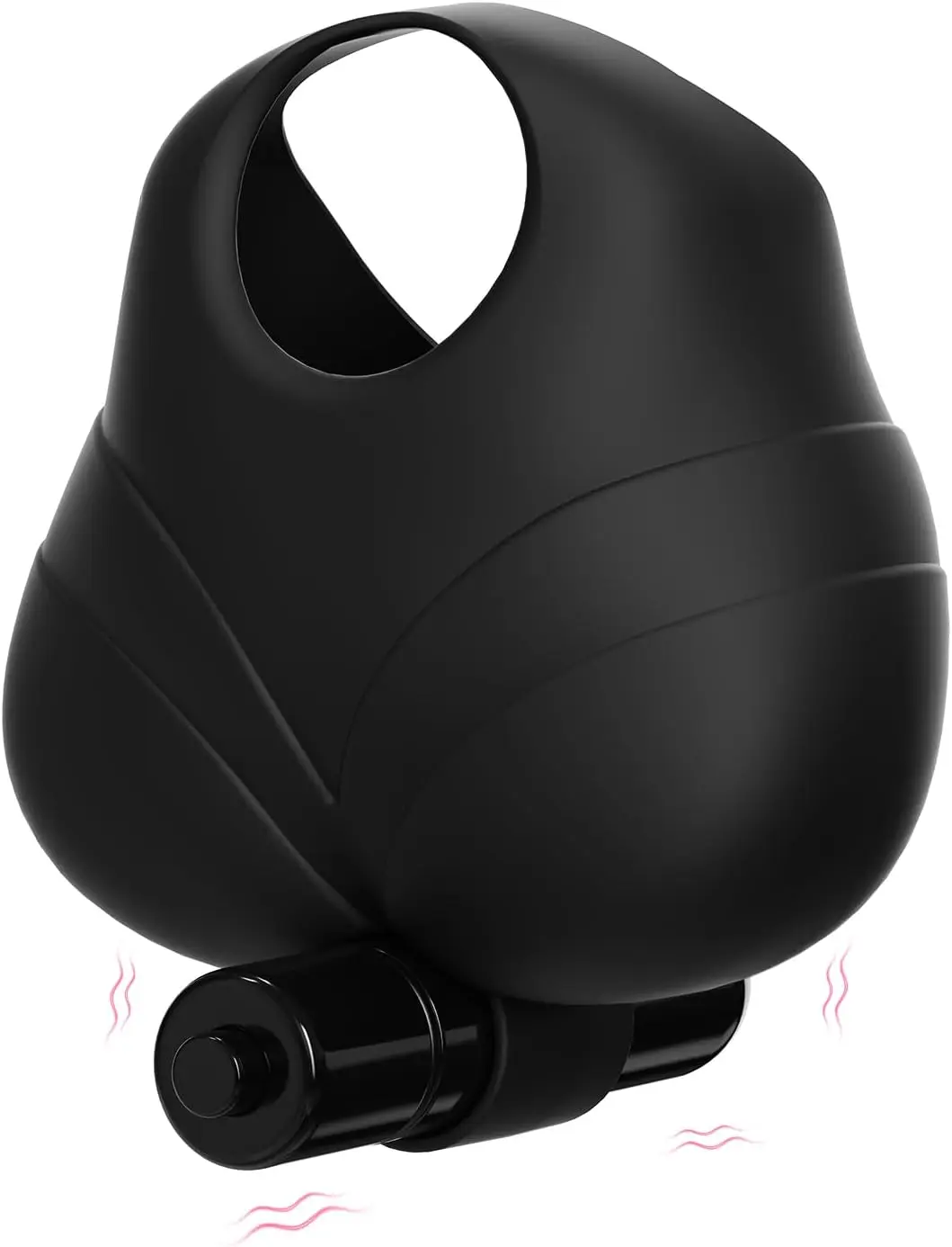 Testicle Vibrator Cock Ring Vibration Vibrating Cockring Dick Ring Male Stimulation Massage Silicone Penis Ring Vibrator